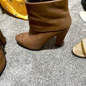 Brown booties
